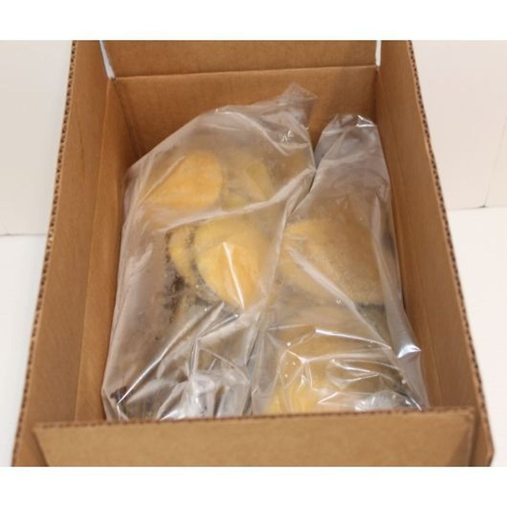 Comarco 1/4 Inch Breaded Skin On Eggplant Round, 10 Pound