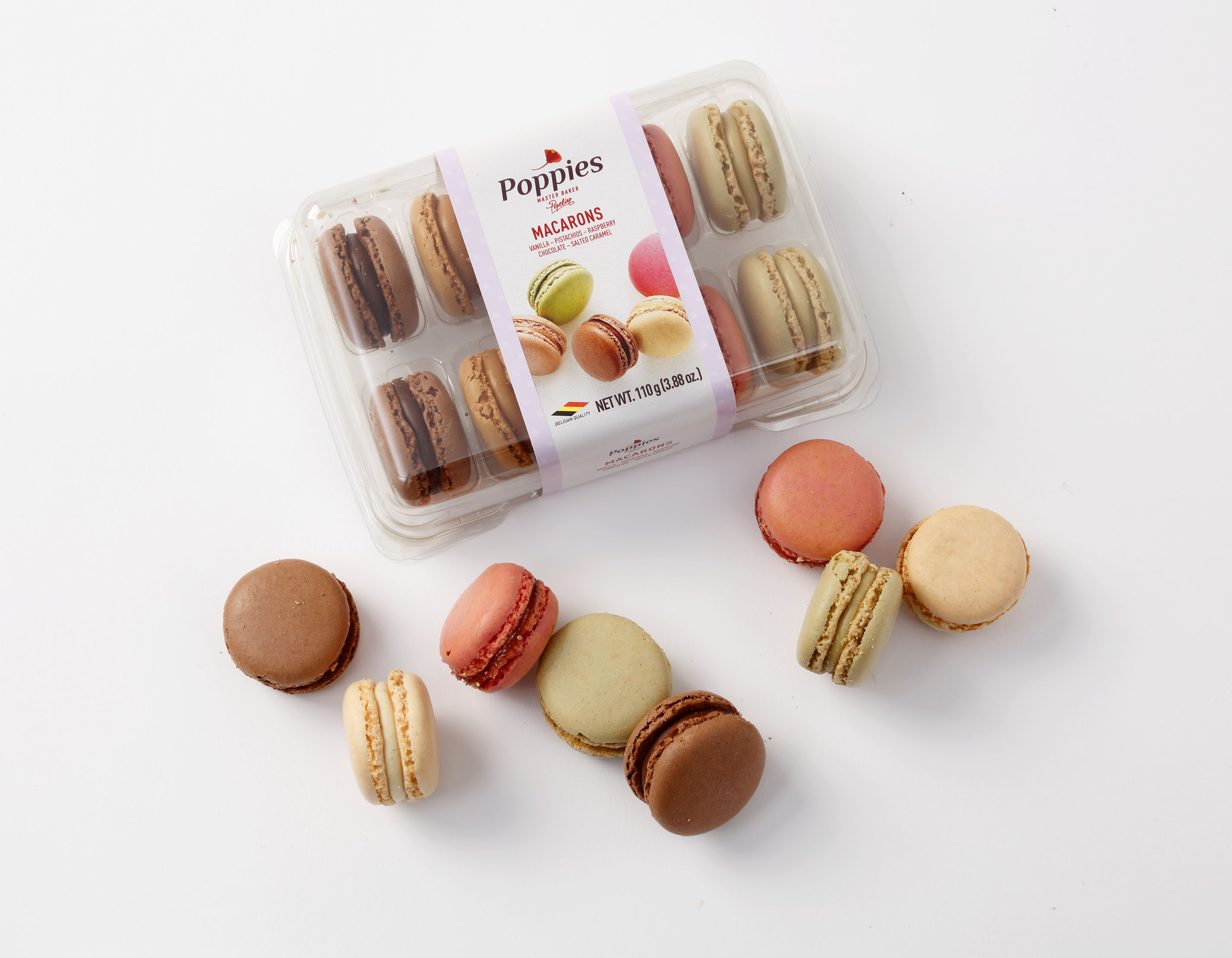 Poppies InStore Bakery Assorted Macarons FoodServiceDirect