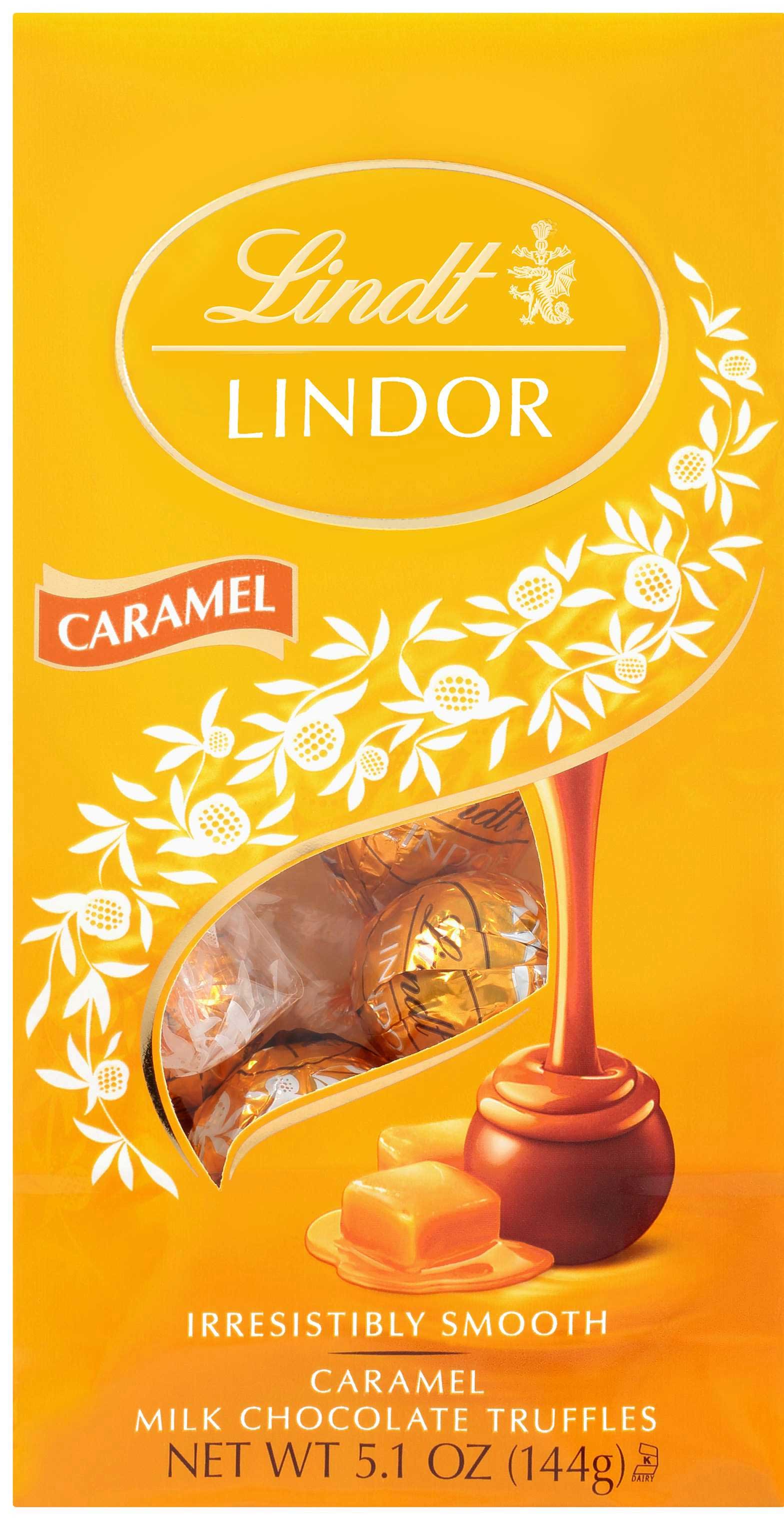 Lindt & Sprungli Lindor Caramel Milk Chocolate Truffle, 5.1 Ounce Lindt & Sprungli Lindor Caramel Milk Chocolate Truffle, 5.1 Ounce