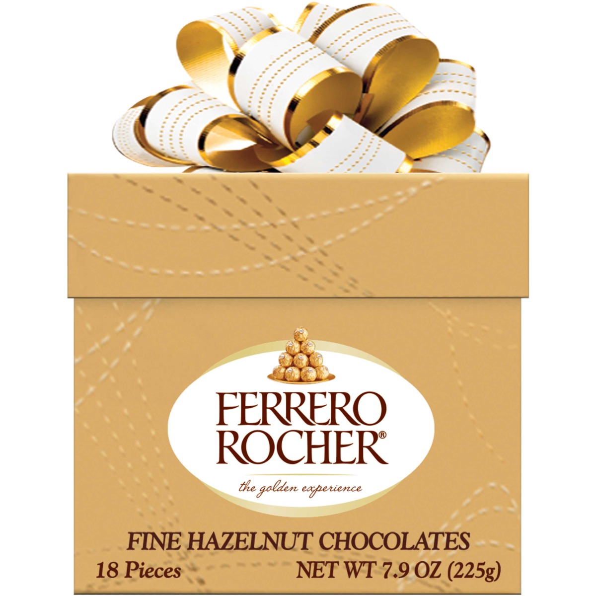 Ferrero Rocher Fine Hazelnut Chocolate Cube, 7.9 Ounce, 18 Per Cube -- 4 Per Case