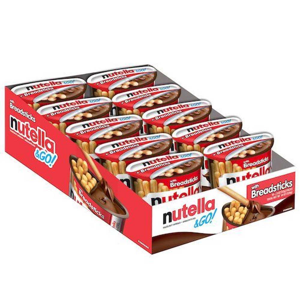 Nutella & Go Hazelnut Spread & Breadsticks, 18 Ounce -- 4 Per Case