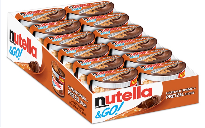 Nutella & Go Hazelnut Spread Plus Pretzels, 1.9 Ounce -- 48 Per Case