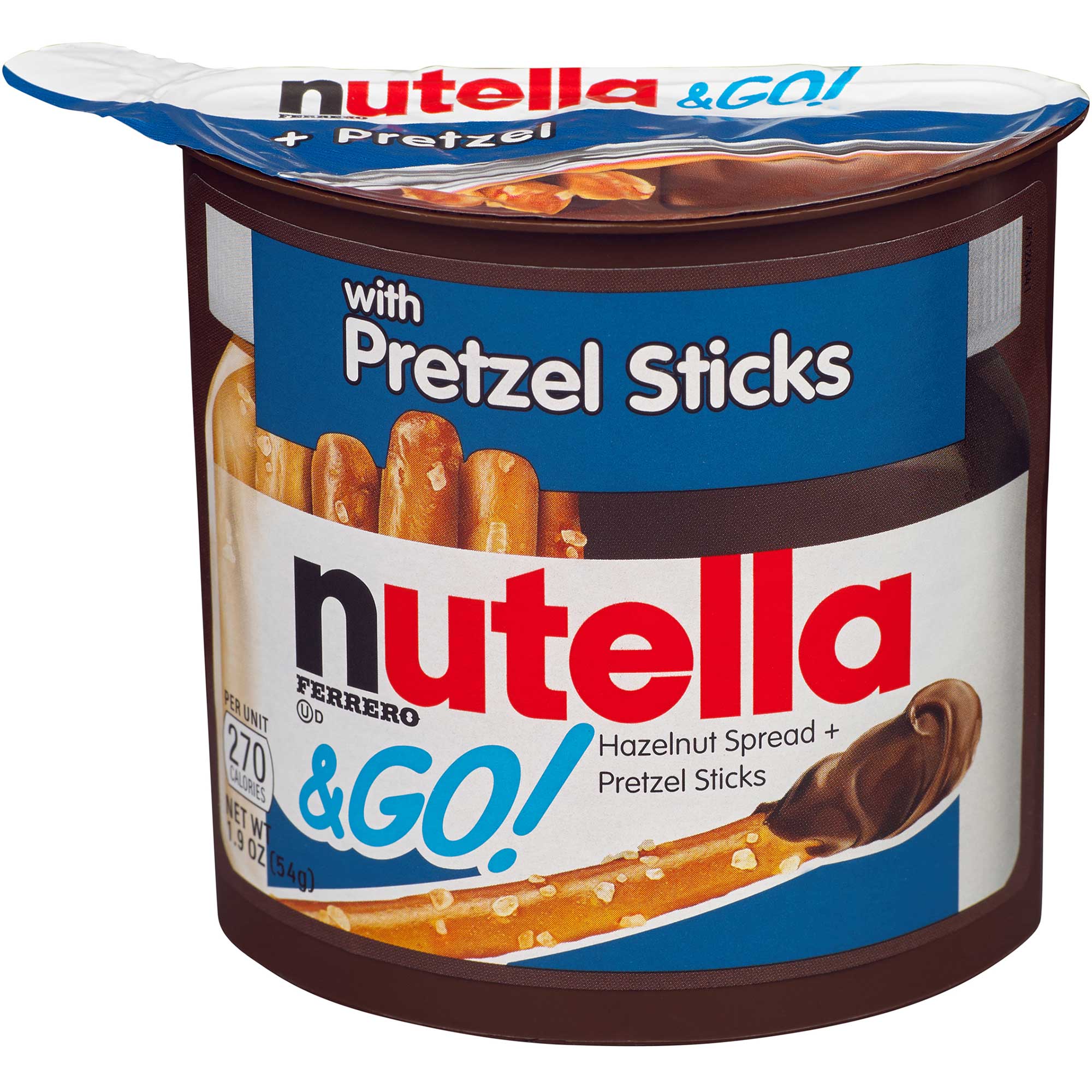 Nutella & Go Original Hazelnut Spread Plus Pretzels, 1.9 Ounce -- 24 Per Case