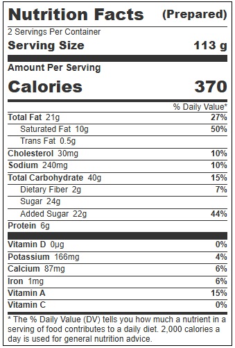 The Fathers Table Cookies And Cream Cheesecake, 8 Ounce -- 8 Per Case