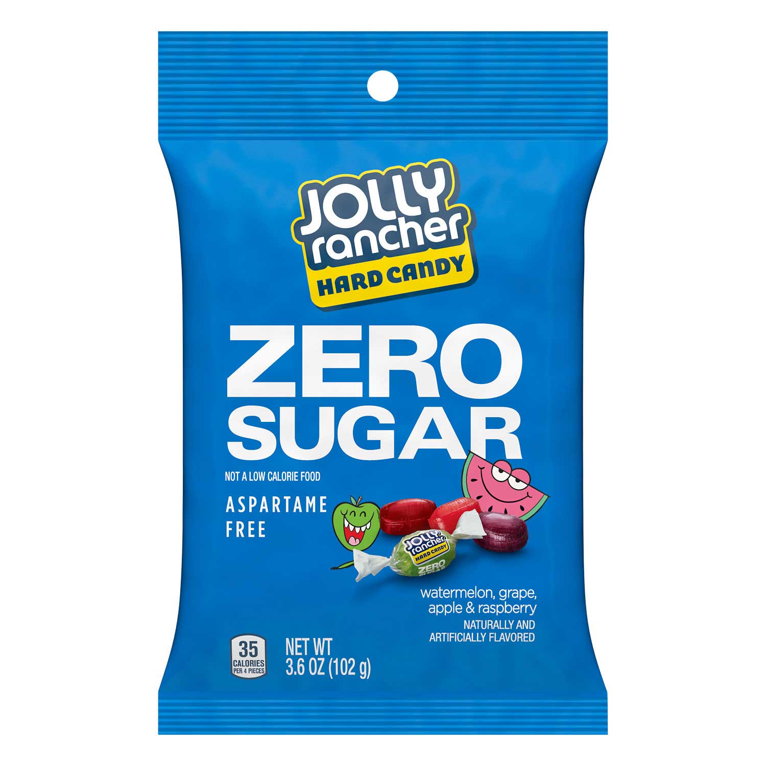 Jolly Rancher Individually Wrapped Zero Sugar Assorted Fruit