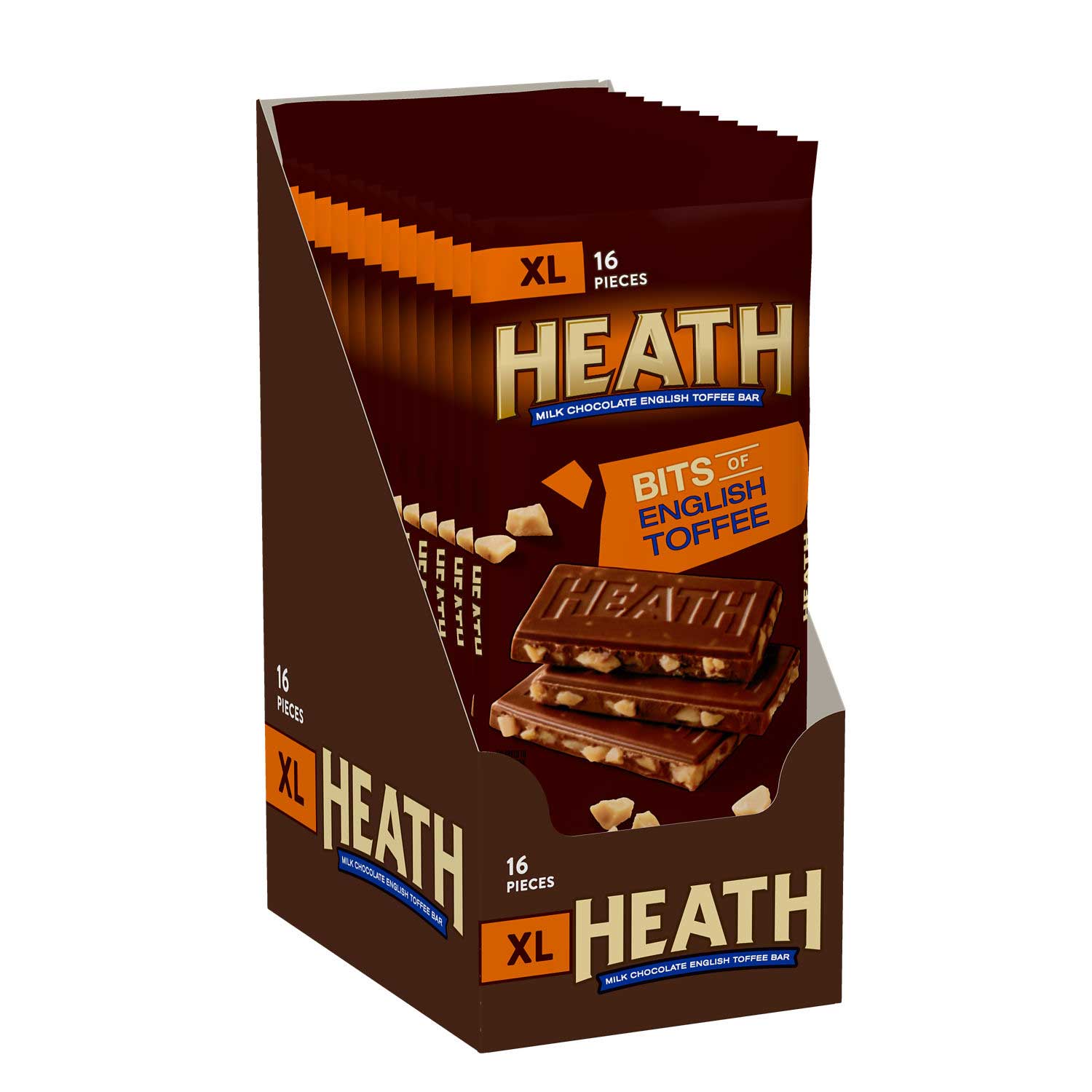 Heath X-large Milk Chocolate And English Toffee Bar, 4 Ounce -- 12 Per Case