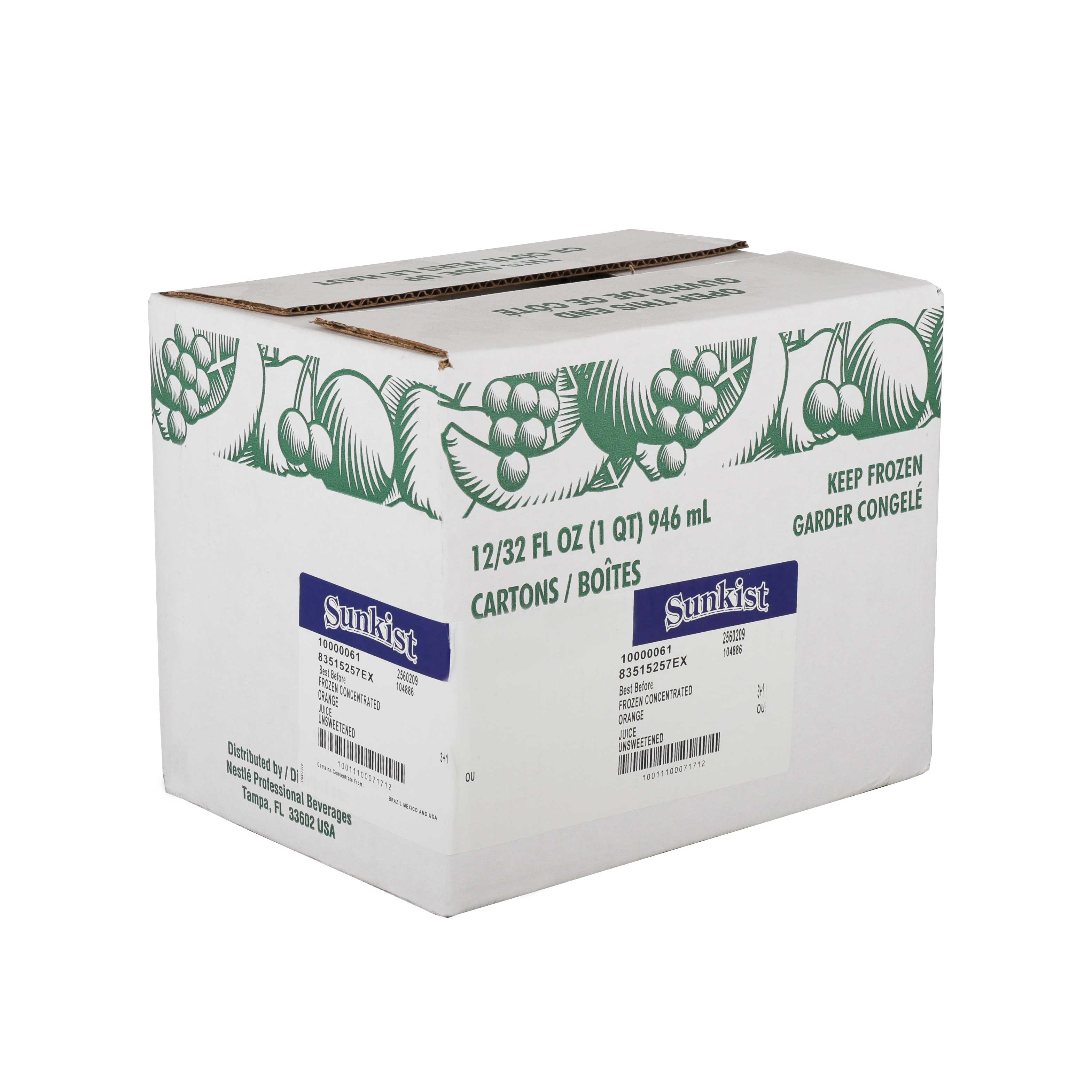 Sunkist Orange Juice 100% Frozen Concentrate Case | FoodServiceDirect