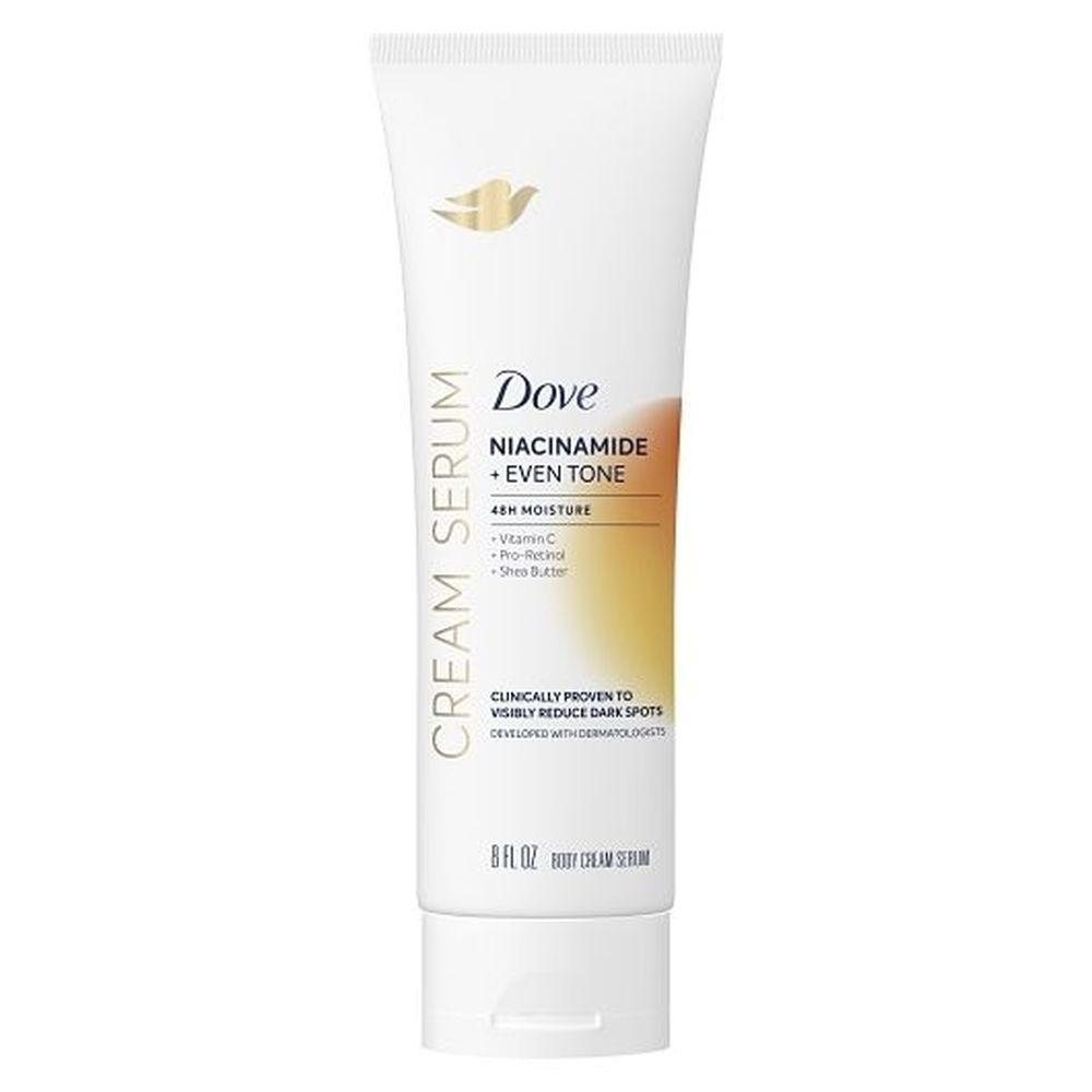 Dove Niacinamide Plus Even Tone Cream Body Serum, 8 Fluid Ounce -- 6 per case