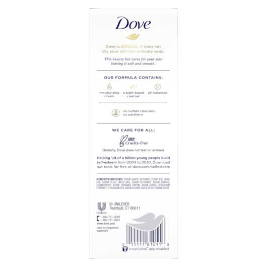 Dove Bar Soap Original, 3.75 Ounce, 6 Per Box -- 12 Per Case