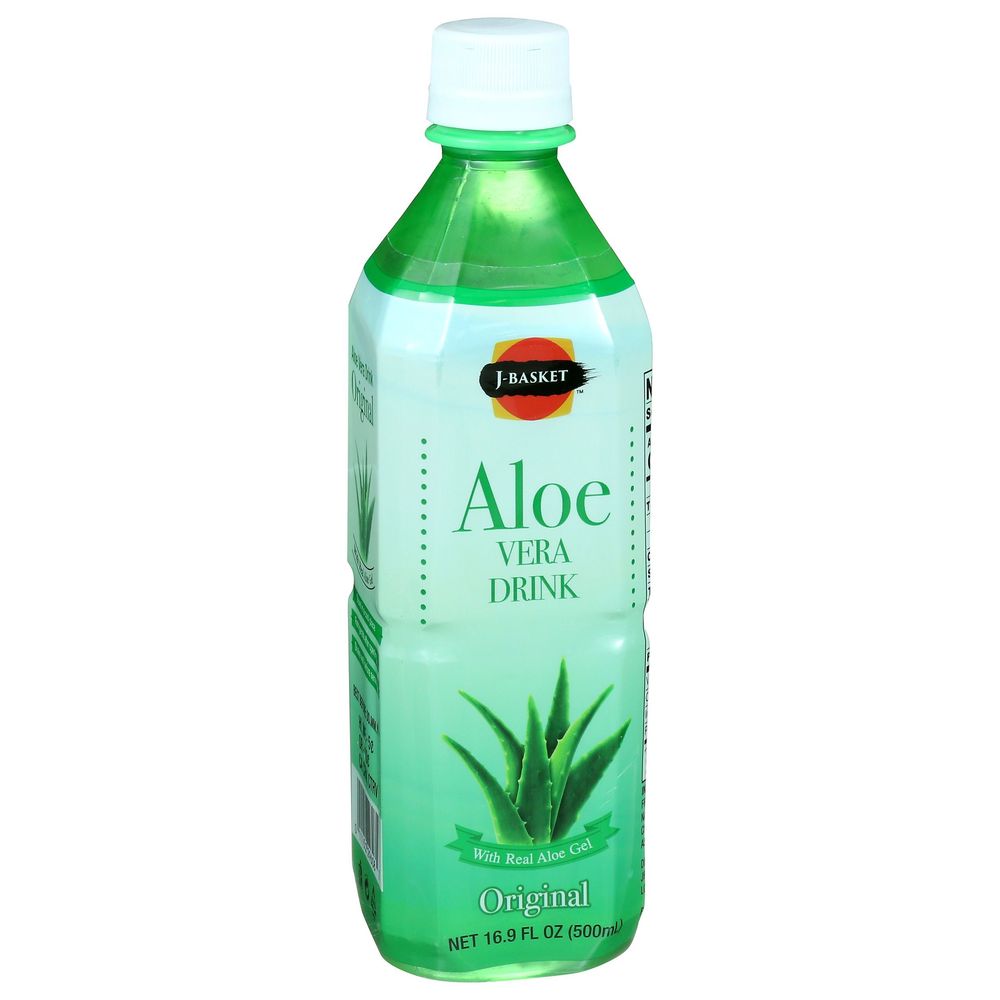 Hapi J-basket Original Aloe Vera Drink, 16.9 Fluid Ounce -- 20 Per Case