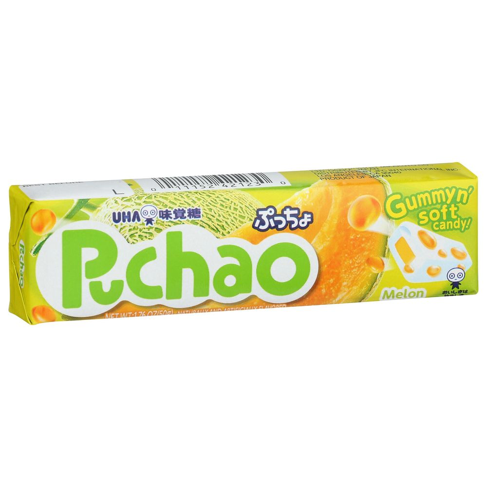 Uha Mikakuto Puchao Melon Candy, 1.76 Ounce -- 10 Per Case