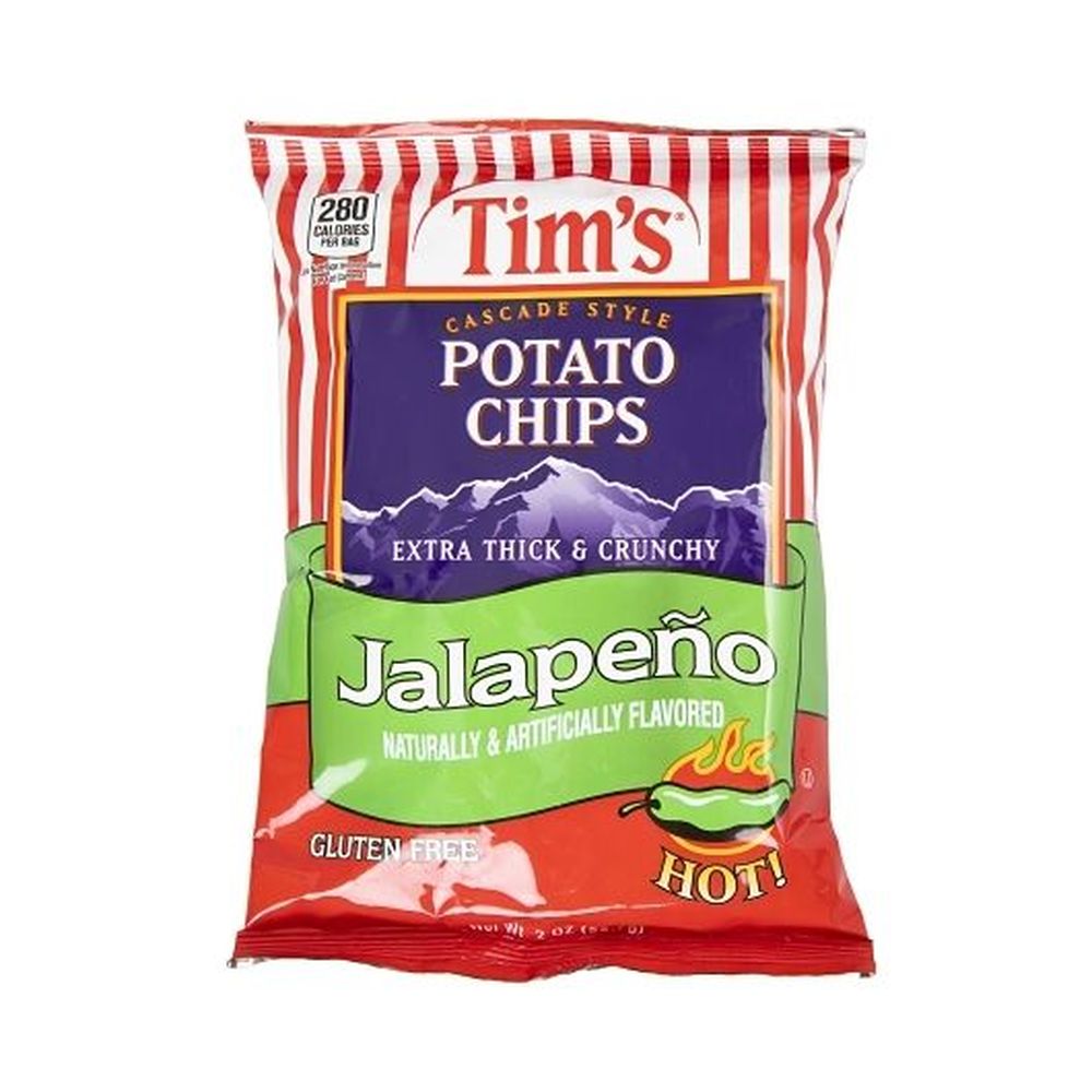 Tim's Jalapeno Potato Chips, 2 Ounce -- 36 Per Case