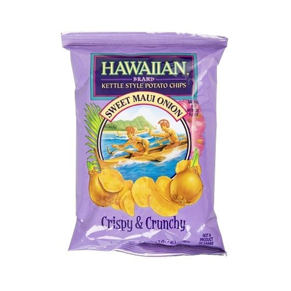 Hawaiian Sweet Maui Onion Kettle Style Potato Chips, 2 Ounce -- 36 Per Case