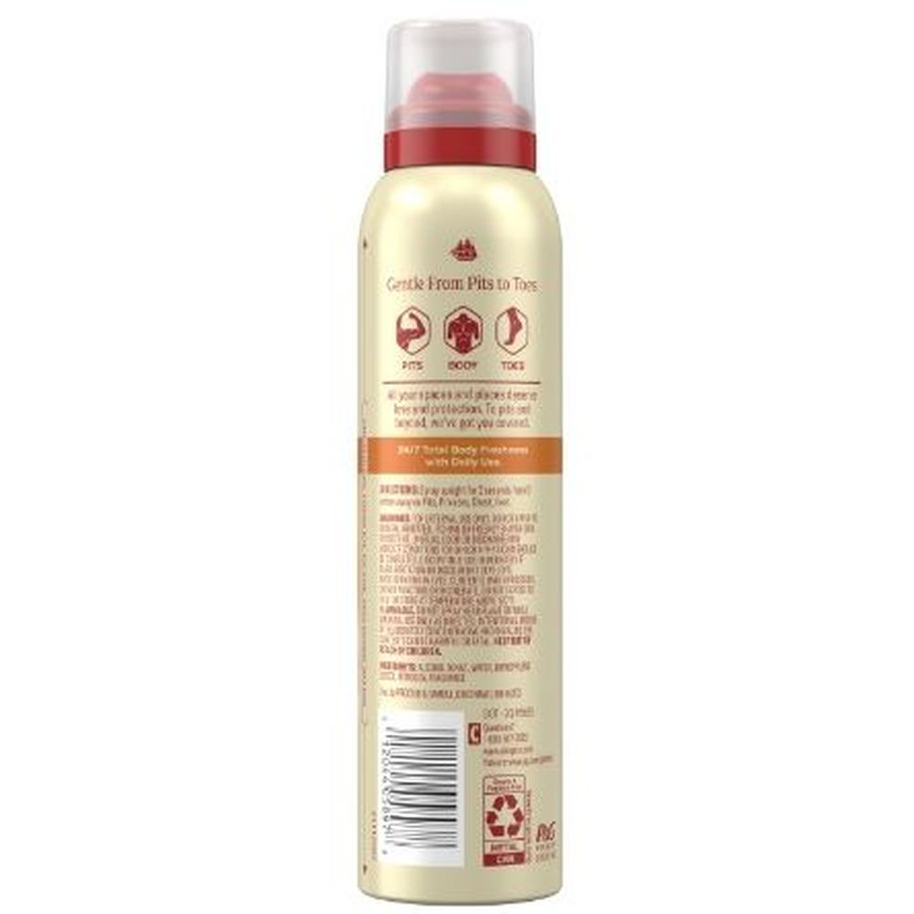 Old Spice Vanilla Shea Total Body Deodorant Spray, 3.5 Ounce -- 12 Per Case