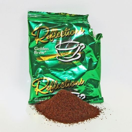 Reflections Golden Brew Decaffeinated Ground Coffee, 1.5 Ounce -- 42 Per Case