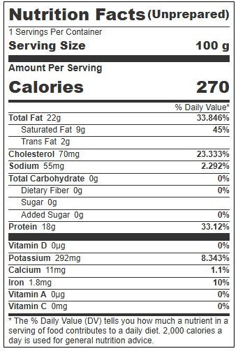 Cloud Chopped Smashed Beef Steak, 3.2 Ounce -- 75 Per Case