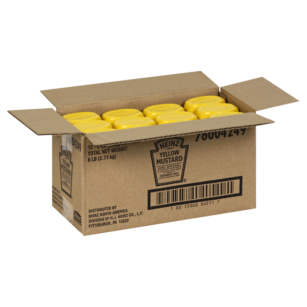 Heinz Yellow Mustard, 8 Ounce -- 12 per case.