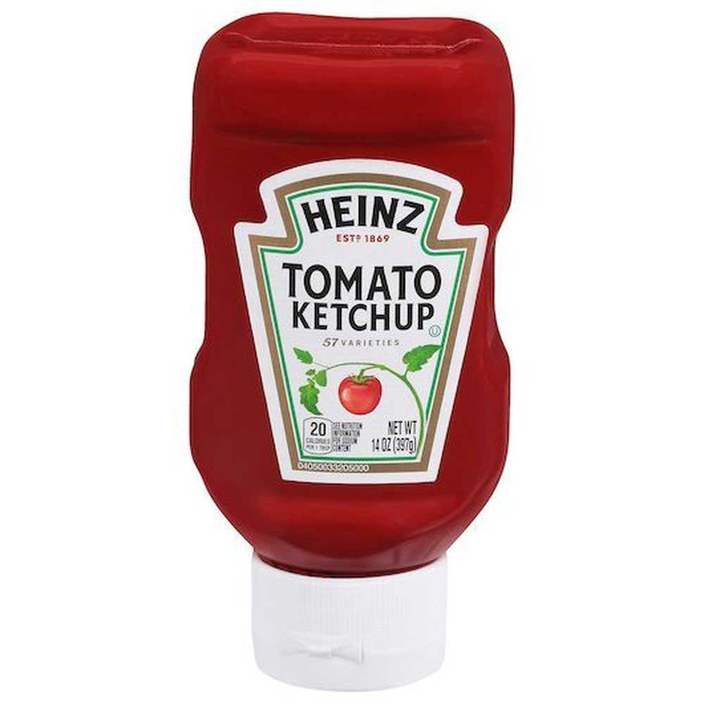 Heinz Red Ketchup - Plastic Top Down Bottle, 14 Ounce -- 16