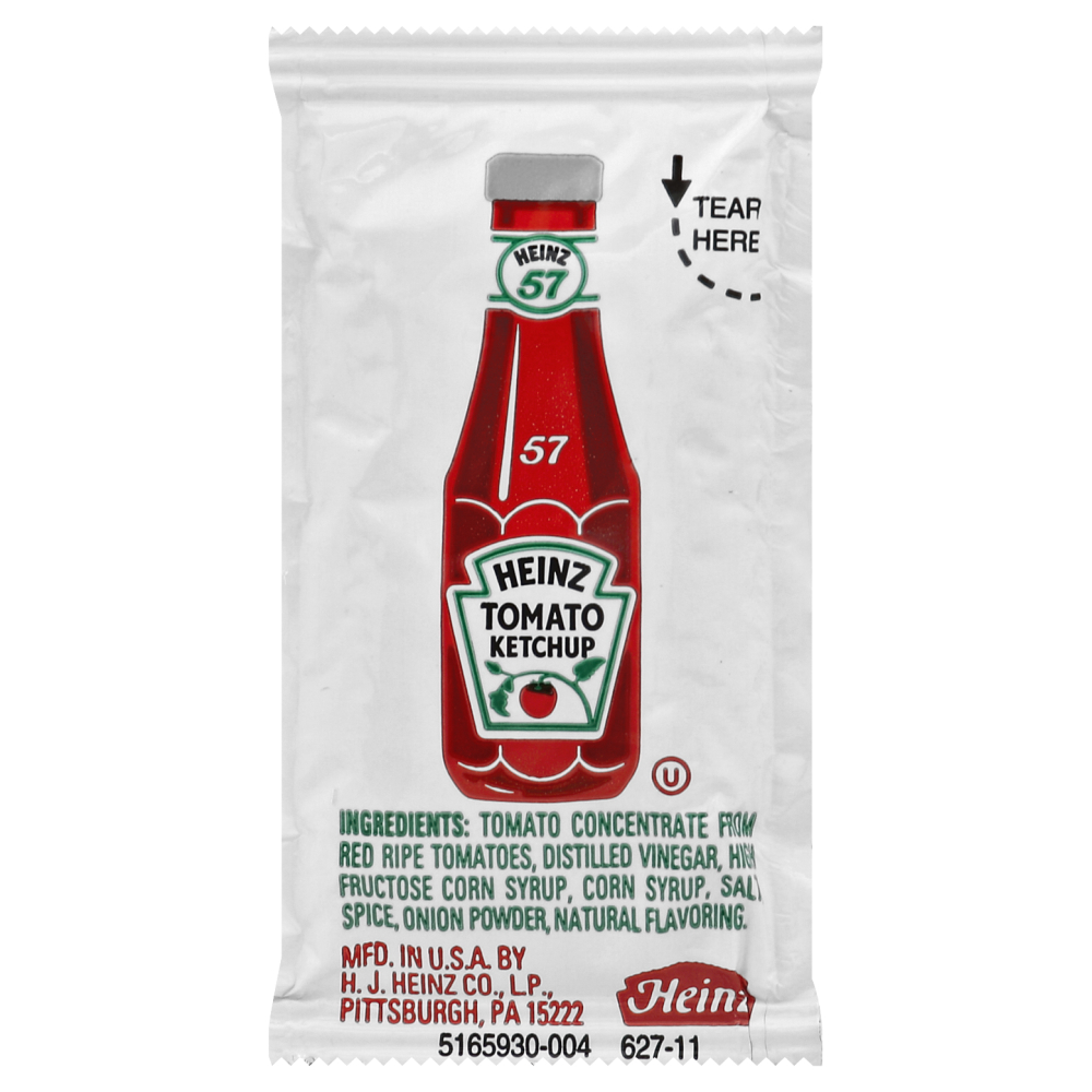 Heinz Single Serve Ketchup Packet | FoodServiceDirect