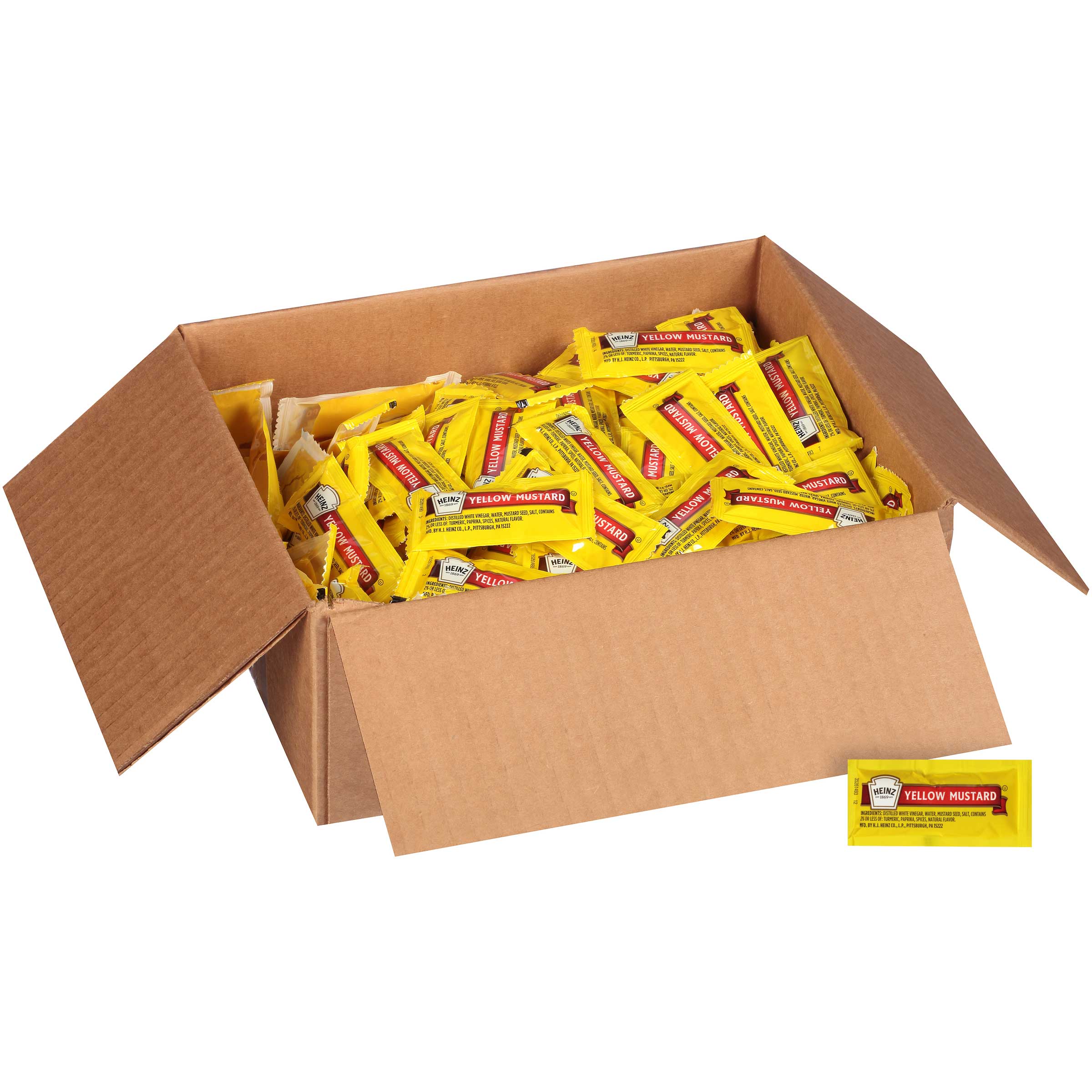 Heinz Mustard Packets, .2 Ounce -- 200 Per Case