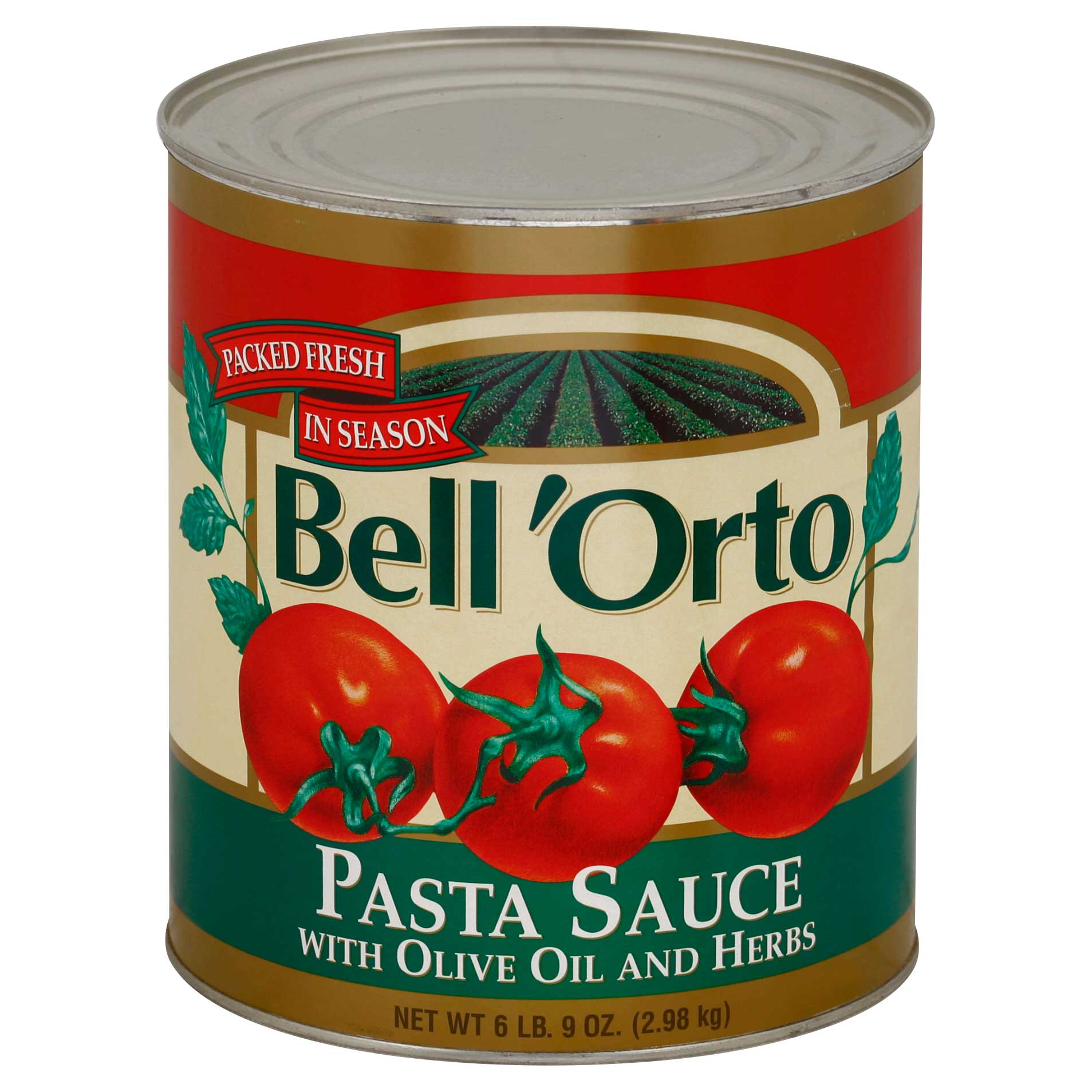 Bell Orto Pasta Sauce with Oil Herbs 105 oz. Can 6 per Case