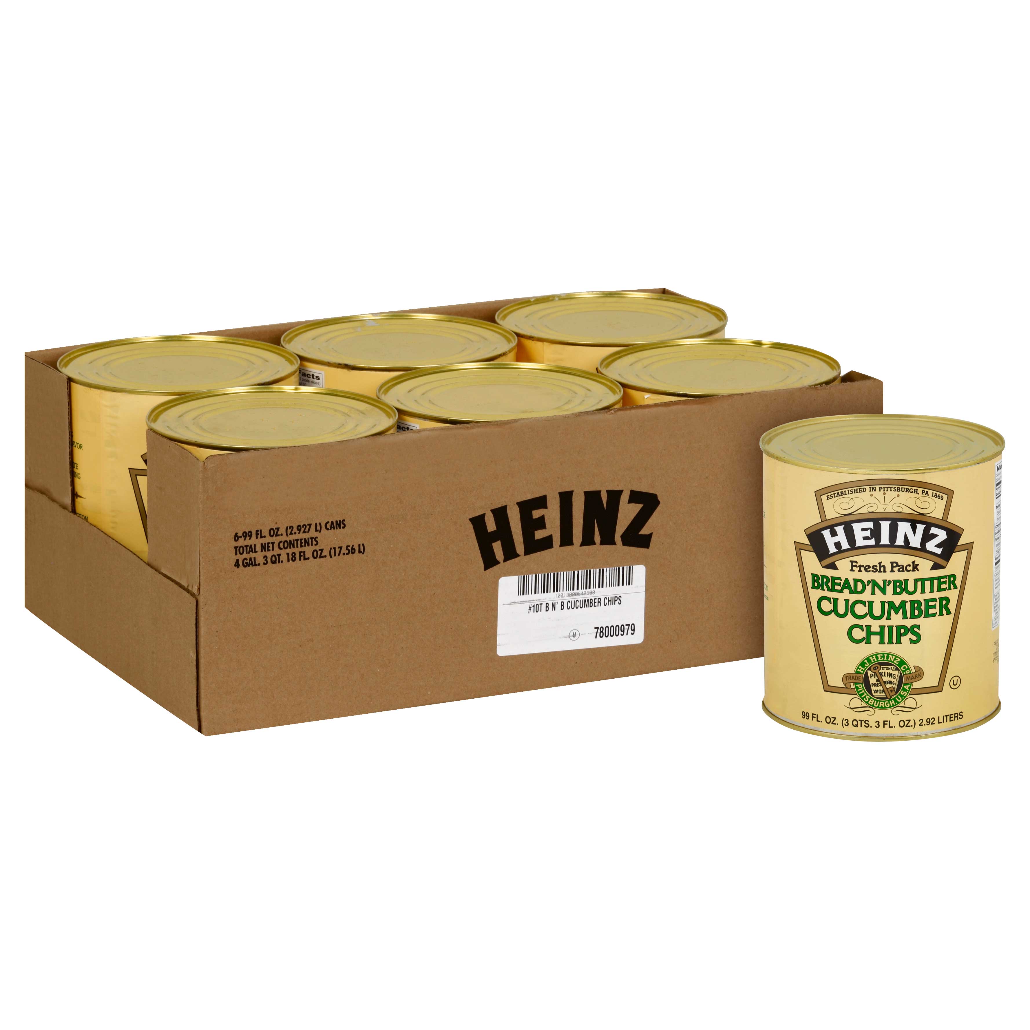 Heinz Bread and Butter Cucumber Chips Case | FoodServiceDirect