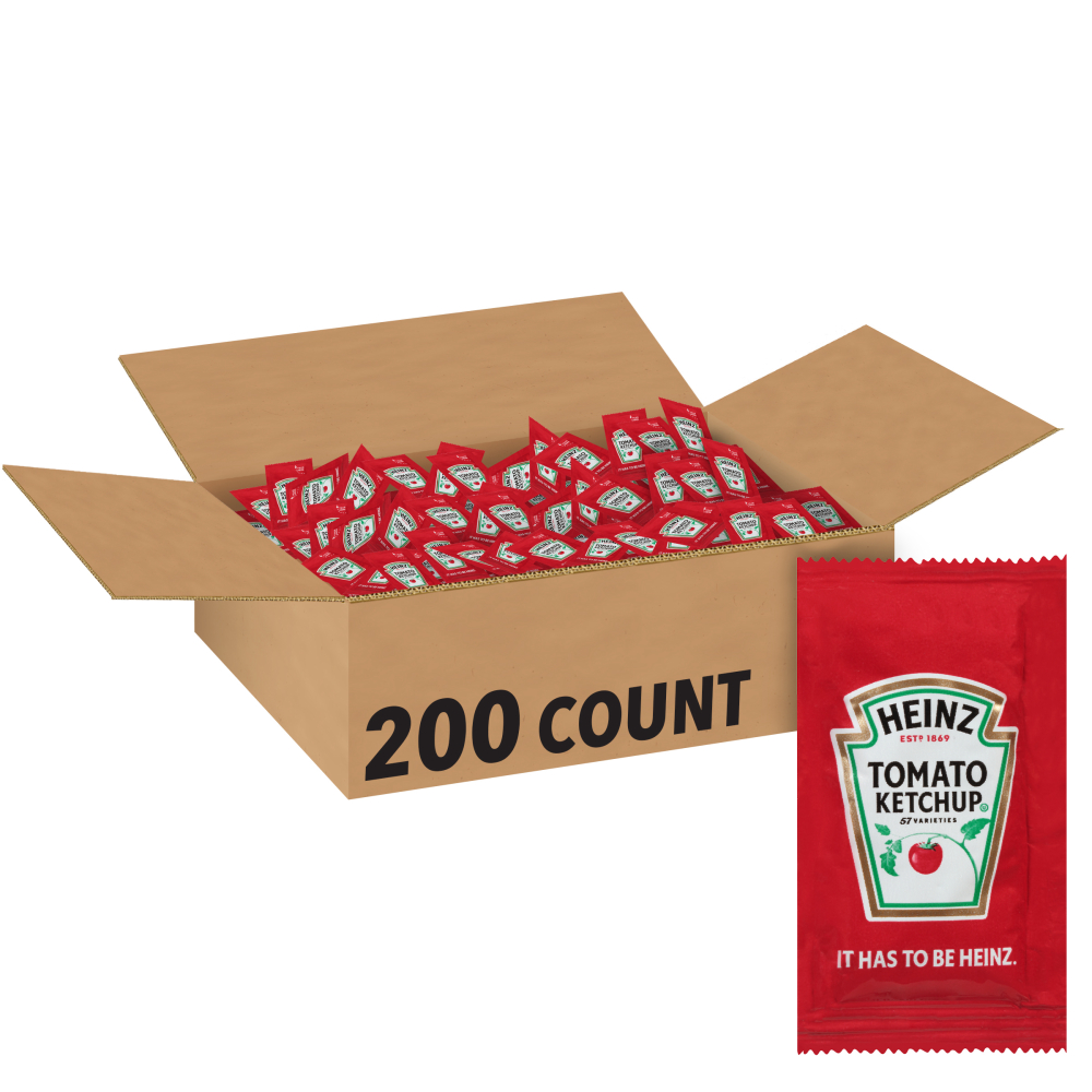 Heinz Ketchup Single Serve, 9 Gram -- 200 per case