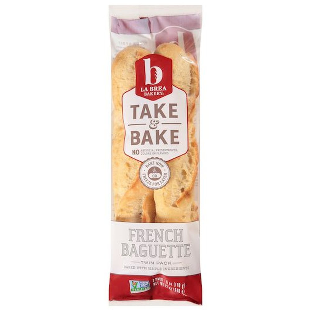 La Brea Bakery Take And Bake French Baguette, 12 Ounce -- 14 Per Case