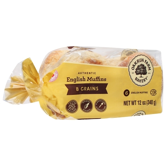 Oakrun Farm Bakery English Muffins, 2 Ounce -- 24 Per Case