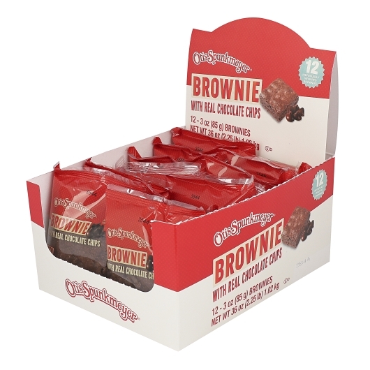Otis Spunkmeyer Thaw And Serve Naturally Flavored Brownie With Real Chocolate Chips, 3 Ounce -- 48 Per Case