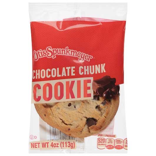 Otis Spunkmeyer Thaw and Serve Chocolate Chunk Cookies 4 Ounce 24