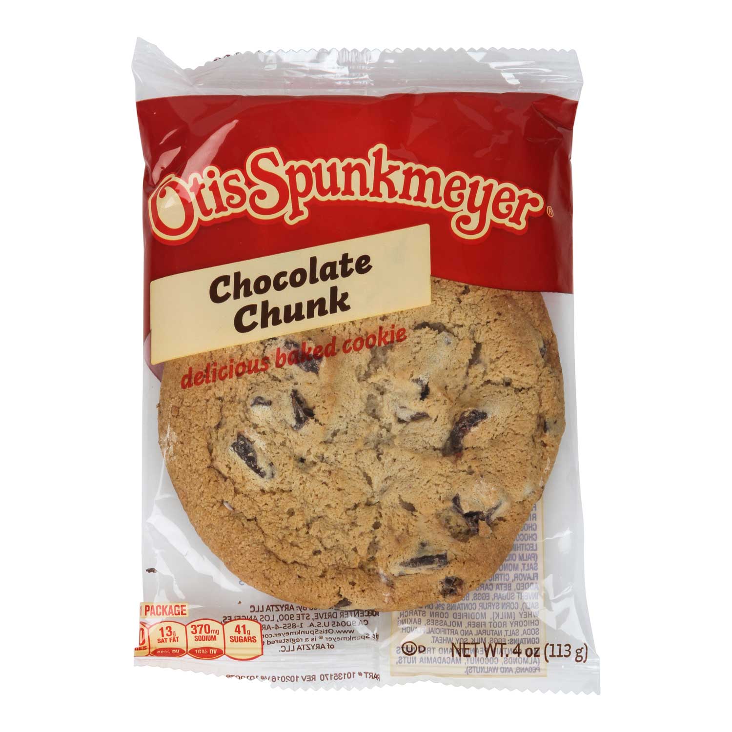 Otis Spunkmeyer Express Chocolate Chunk Cookies Case 