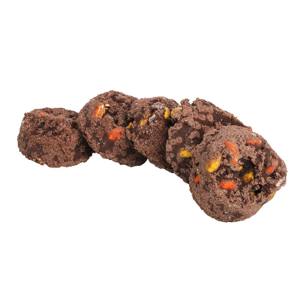 Otis Spunkmeyer Sweet Discovery chocolate with reeses pieces Cookies Dough, 1.33 Ounce -- 240 per case
