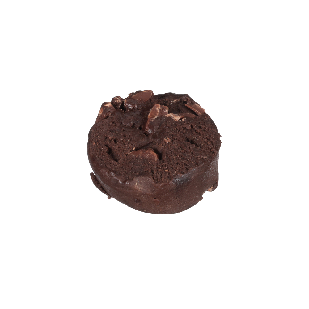 Otis Spunkmeyer Sweet Discovery Lovers Double Chocolate Brownie Cookies Dough, 1.33 Ounce -- 240 per case.