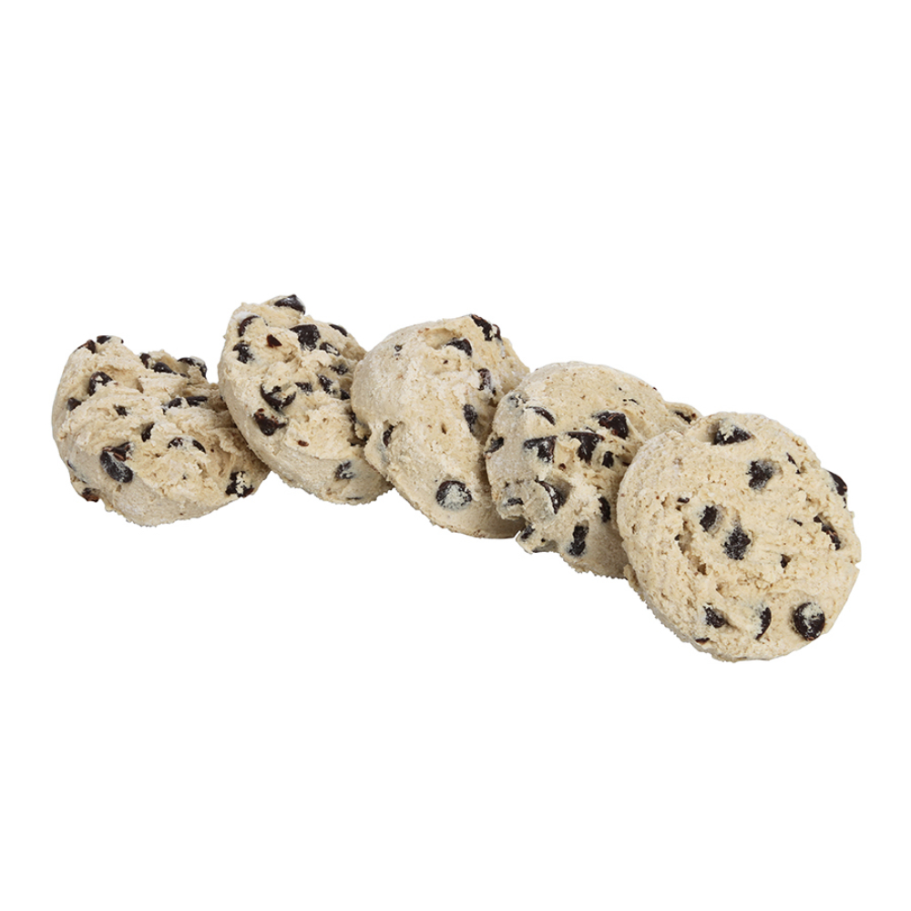 Otis Spunkmeyer Sweet Discovery Chocolate Chip Cookie Dough, 2 Ounce -- 160 per case.