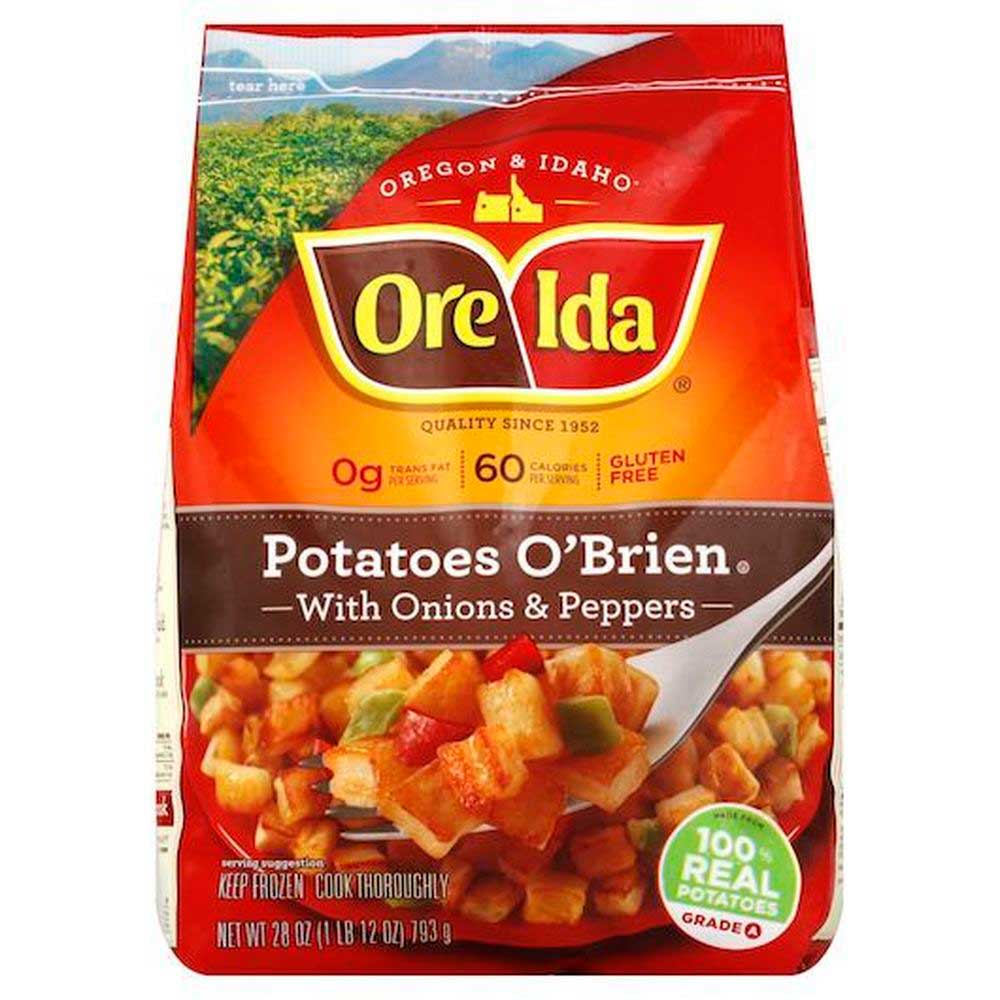 Ore Ida Potatoes Obrien with Onions and Peppers Case FoodServiceDirect