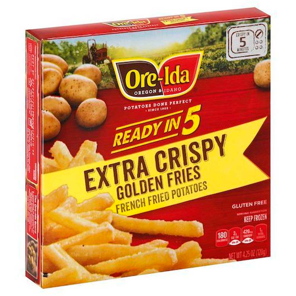 Ore-ida Extra Crispy Golden Fries French Fry Potatoes, 4.25 Ounce -- 12 Per Case
