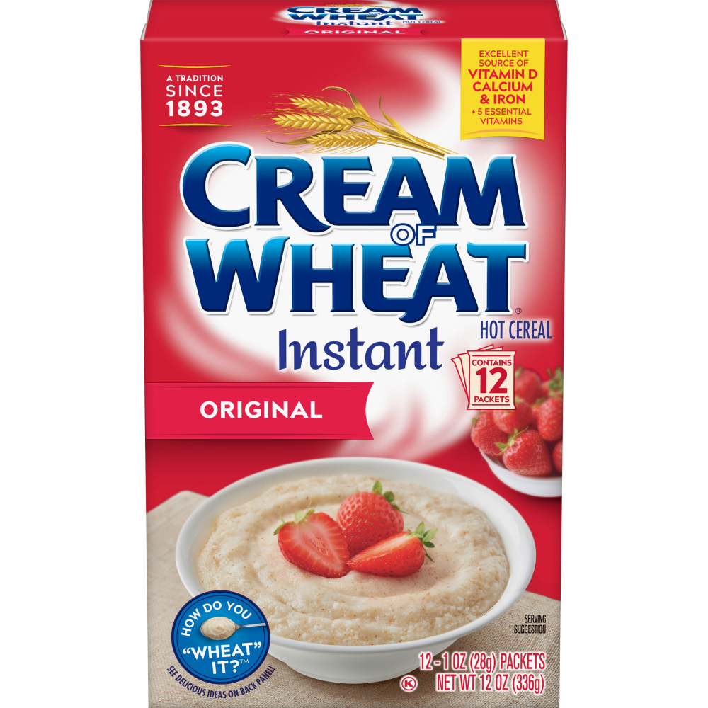 Cream Of Wheat Instant Original Hot Cereal, 12 Ounce -- 12 Per Case