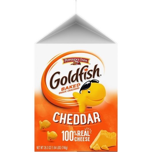 Goldfish Cheddar Baked Snack Crackers, 26.3 Ounce -- 6 Per Case