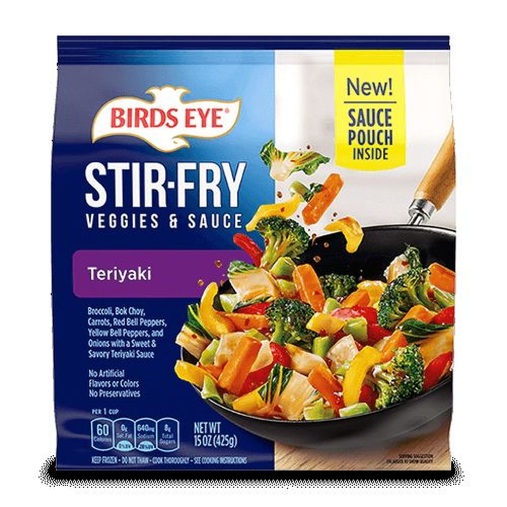 Birds Eye Teriyaki Stir-fry Veggies And Sauce, 15 Ounce -- 5 Per Case