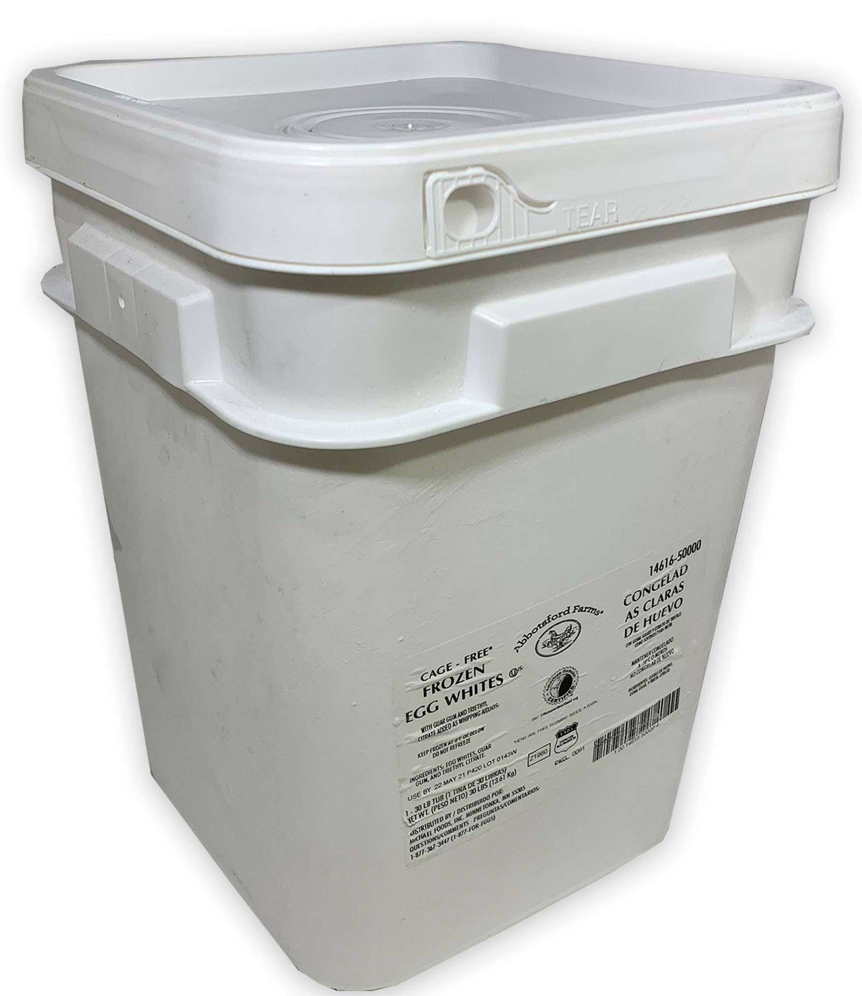 Abbotsford Farms Frozen Ready Liquid Whites With Triethyl Citrate And Guar Gum, 30 Pound
