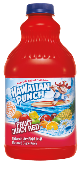 Hawaiian Punch Fruit Juicy Red Plastic Juice 8 Case 64 Ounce