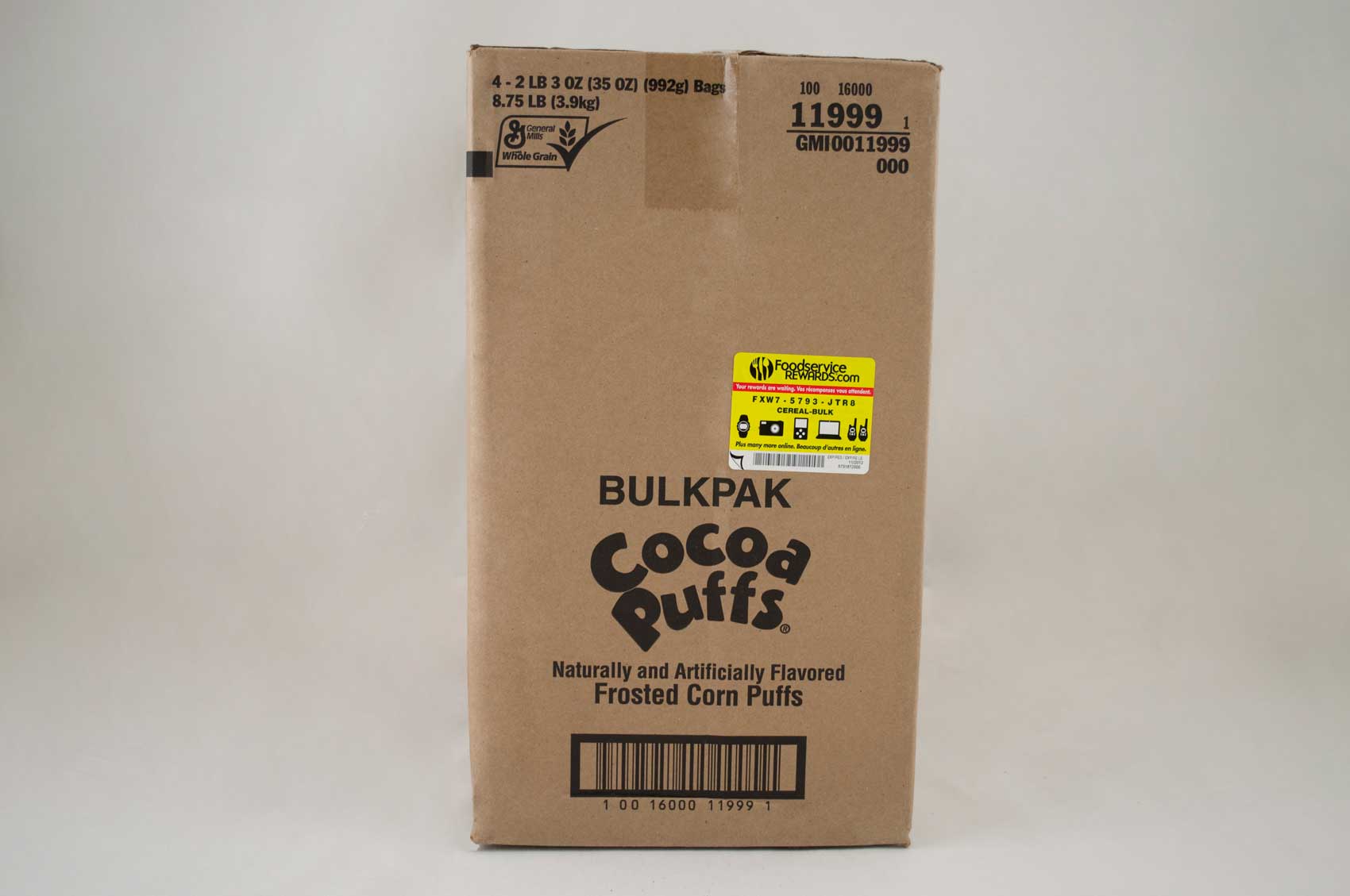 General Mills Cocoa Puffs Cereal Bulkpak Case