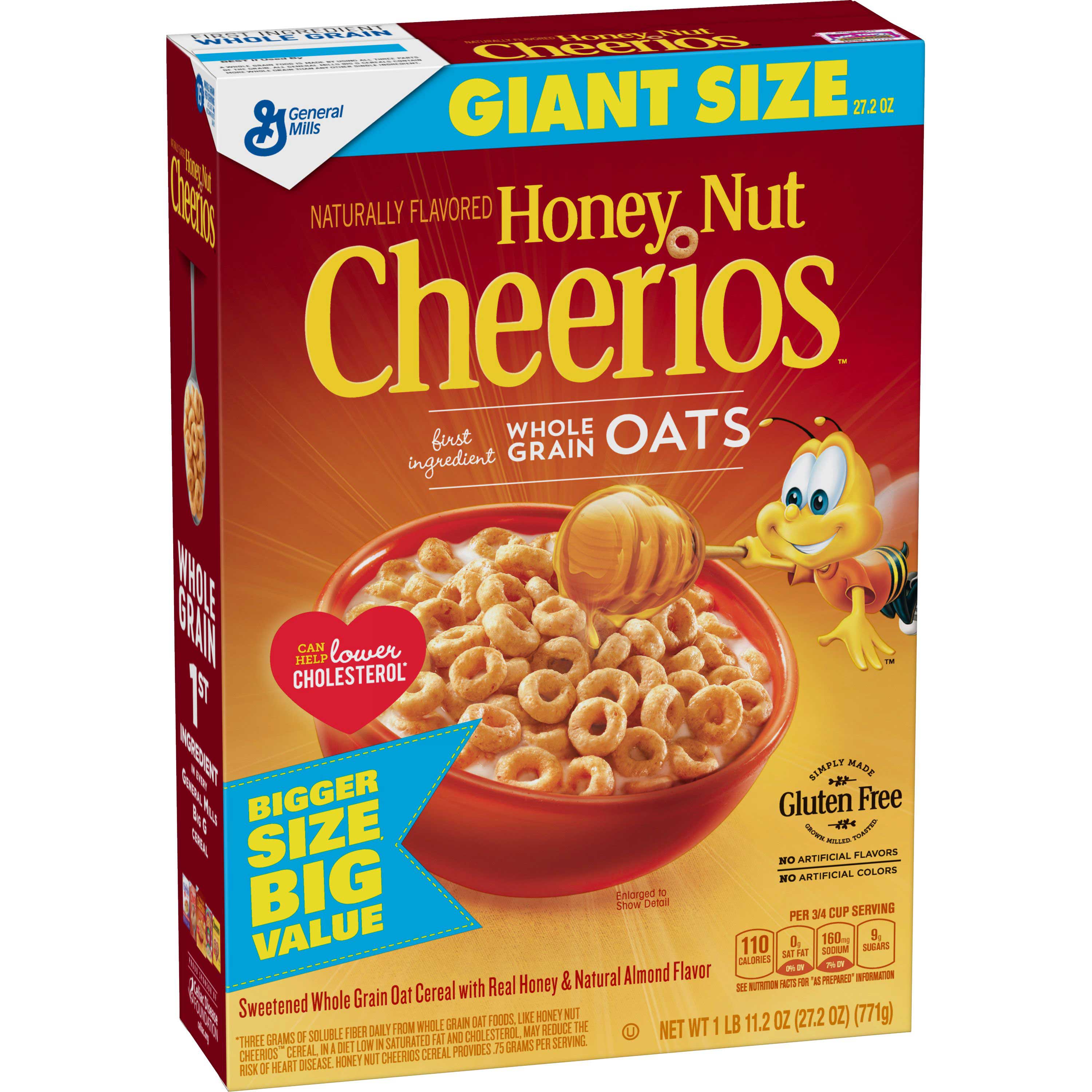 Honey Nut Cheerios Cereal, 27.2 Ounce -- 10 Per Case