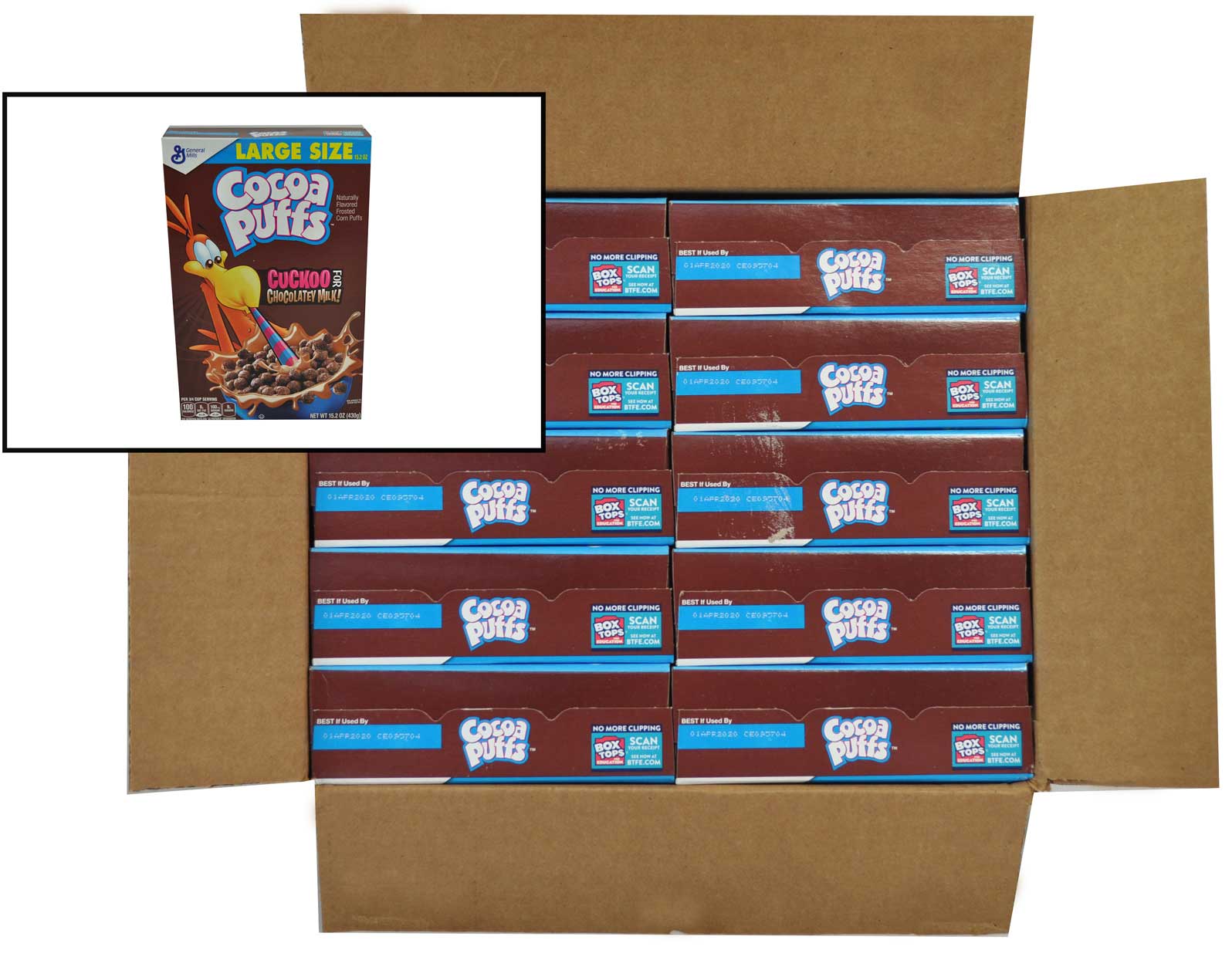 Cocoa Puffs Cereal Case | FoodServiceDirect