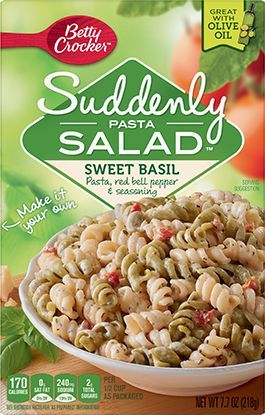Suddenly Pasta Salad, Sweet Basil, 7.7 Ounce -- 12 Per Case