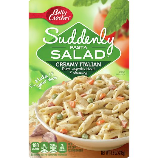 Suddenly Pasta Salad, Creamy Italian, 8.3 Ounce -- 12 Per Case