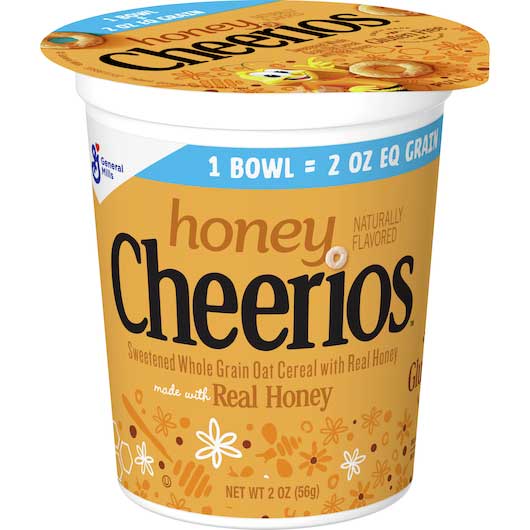 Cheerios Sweetened Whole Grain Oat Cereal With Real Honey, 2 Ounce -- 60 Per Case