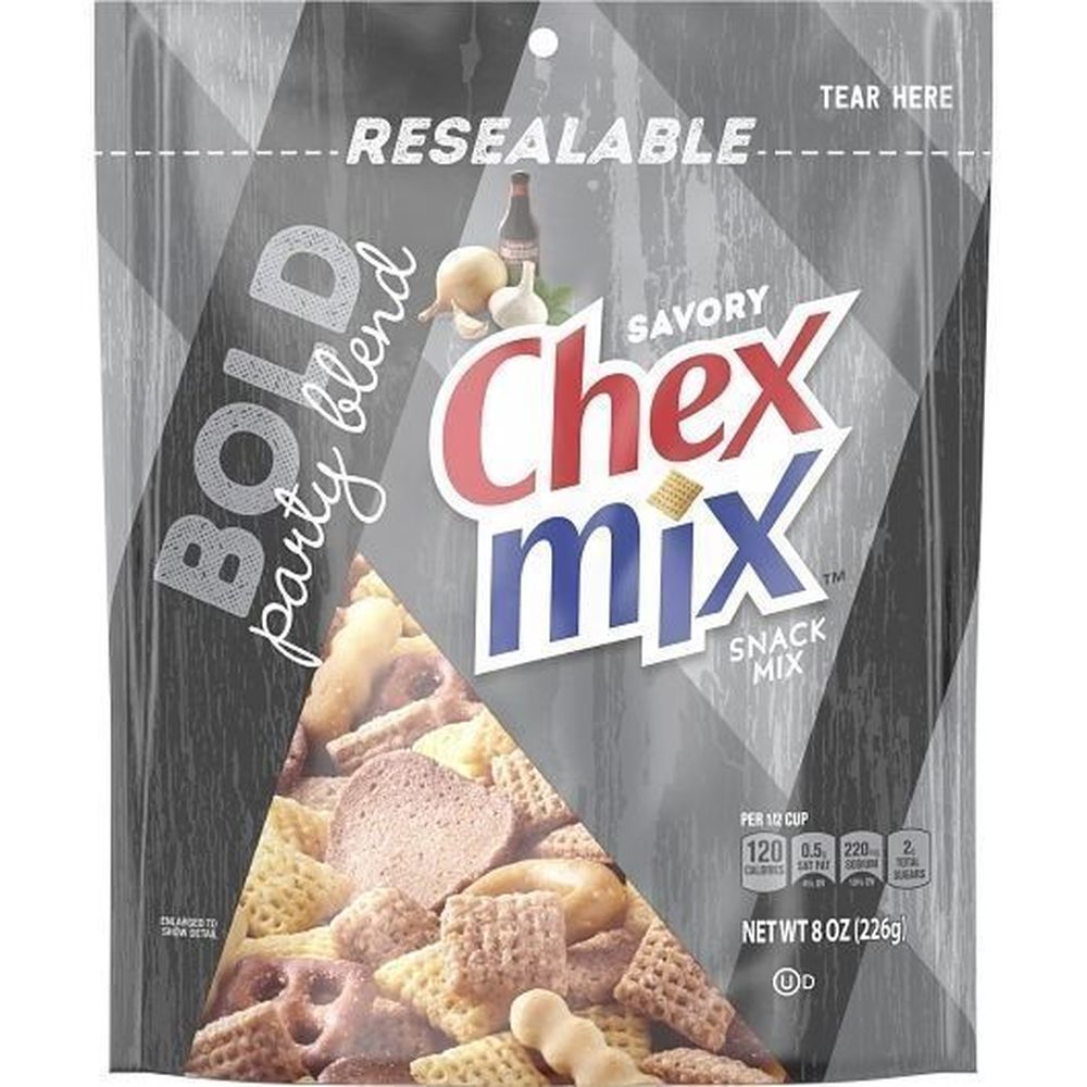 Chex Mix Bold Party Blend Snack Mix, 8 Ounce -- 4 per case