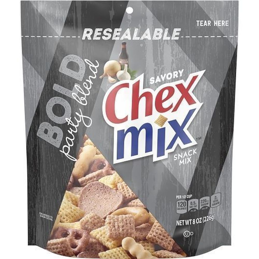 Chex Mix Bold Party Blend Snack Mix, 8 Ounce -- 4 per case